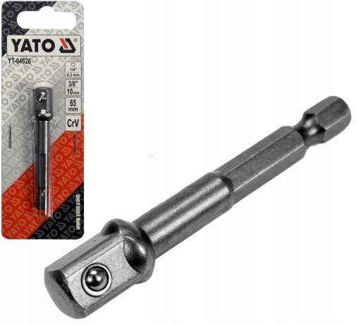 YATO HEX ADAPTÉR PRE 3/8 ZÁSUVKY 6,5cm