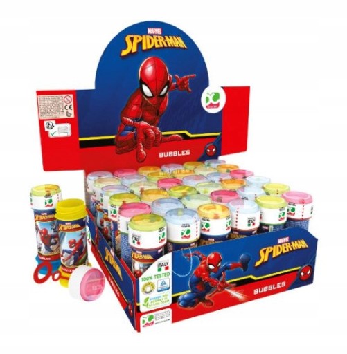 SPIDERMAN UMÝVAČKA NA MYDLOVÉ BUBLINY S HROU 60ml 1ks