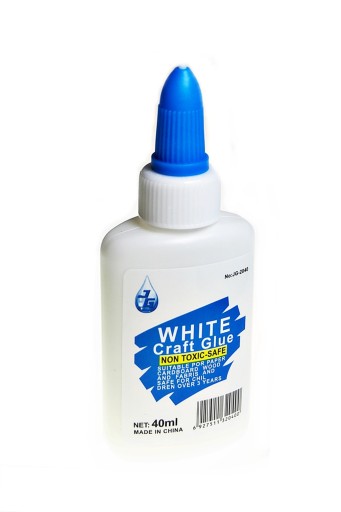 BIELE UNIVERZÁLNE ŠKOLSKÉ LEPIDLO TEKUTÉ 40ml