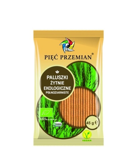 BIO RAŽNÉ TYČINKY PÄŤ PREMENENÍ 45g