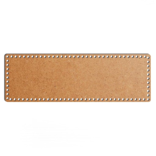 šedý základný košík dno 19x58cm HDF obdĺžnik
