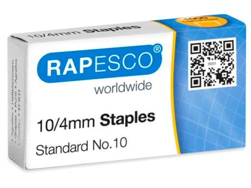 Kancelárske ZOŠÍVAčky do ZOŠÍVAČKY Náplne 1000 KS. 10/4 Rapesco VYSOKÁ KVALITA