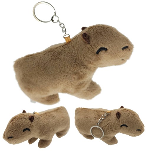 MASKOT KEYRING PLYŠOVÁ KAPYBARA KEYRING