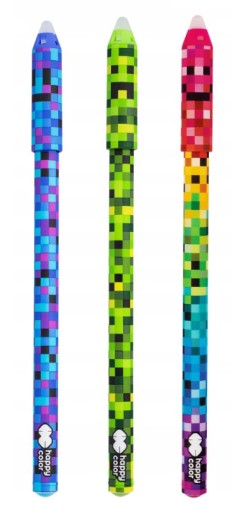 PIXI stierateľné pero 0,5 mm modré Happy Color, stierateľné, mix farieb