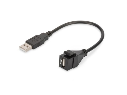 Konektor USB 2.0 keystone modulu s 12 cm káblom Digitus DN-93402