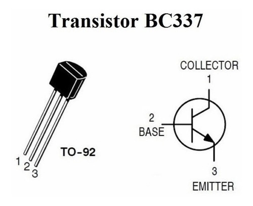 10 KS BC337-40 NPN, 45 V, 800 mA, 625 mW, TO-92