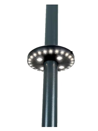 Osvetlenie slnečníka - balkónová záhrada LED 16 cm