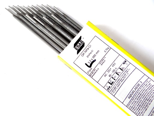 Elektróda na liatinu OK NiFe-Cl-A fi 3,2x350 - 1 ks
