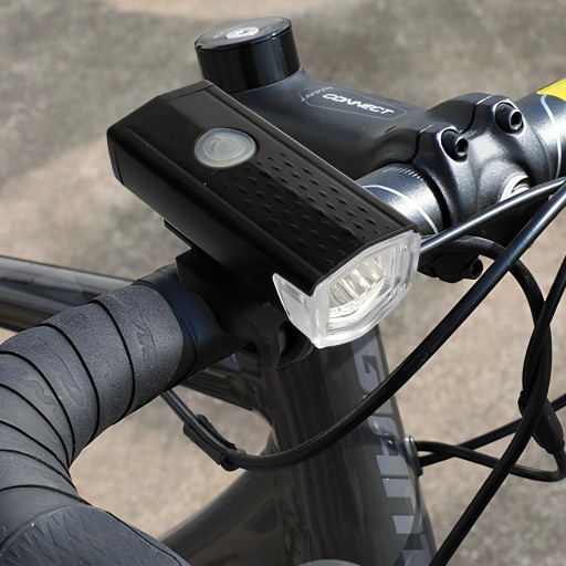 VÝKONNÁ LED PREDNÁ BICYKLE LAMPA 3 REŽIMY 300 LM USB 800mAh VODOtesné