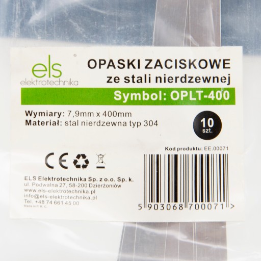 GUĽOVÝ ZÁMEK OCELOVÁ SVORKA 7,9x400 10 ks.