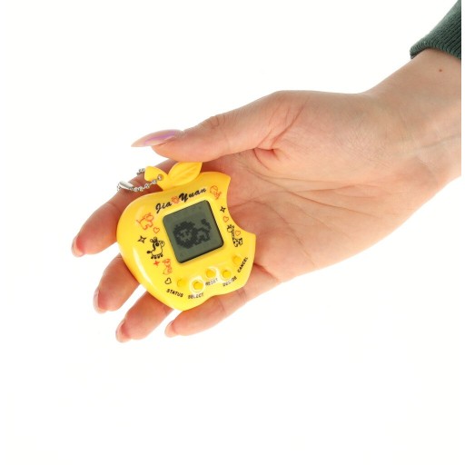 Tamagotchi Elektronická hračka hra vajíčko jablko žlté zvieratko