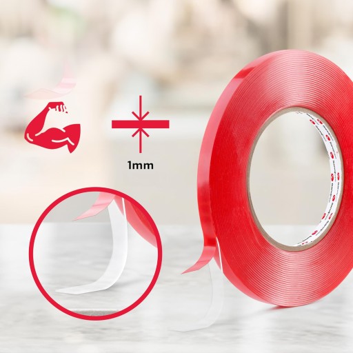 Obojstranná NANO montážna páska, opakovane použiteľná, vodeodolná, silná, 5M