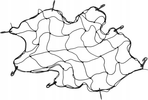 Ochranná sieť do kufra auta 90x90