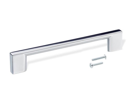 Moderná chrómová nábytková úchytka Techno 160 mm