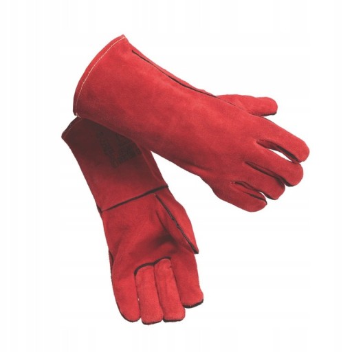 Profesionálne kožené zváračské rukavice REFLEX-RED EN12477