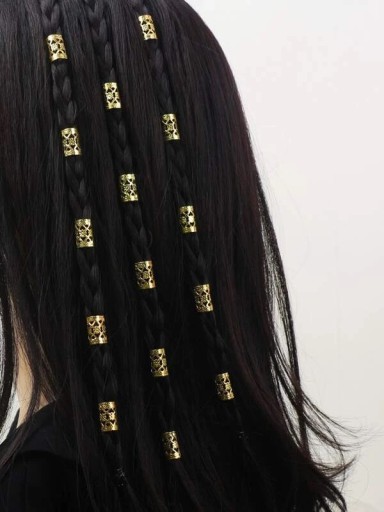 CLAMP BEADS BRIDGE DREADS GOLD 30 ks NA SYNTETICKÉ VLASY