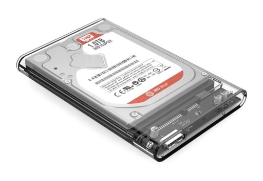 Kryt disku SSD HDD SATA 2.5 USB 3.0