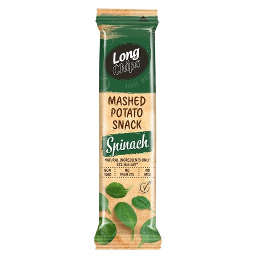 Zemiakové lupienky s príchuťou špenátu 75g