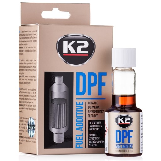 K2 DPF 50ml Prísada do paliva regeneruje a chráni