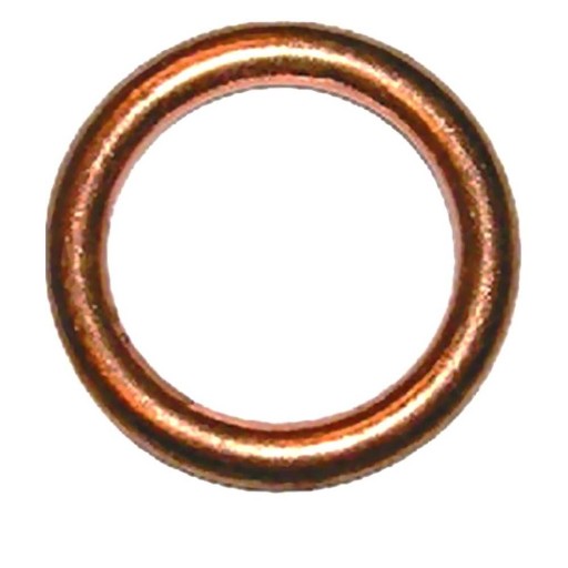 Masívna okrúhla medená podložka 10mm 10X14X1,5