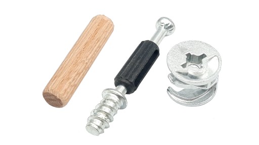 Excentrická spojka na nábytok, dĺžka 34 + kolík 8x35 mm