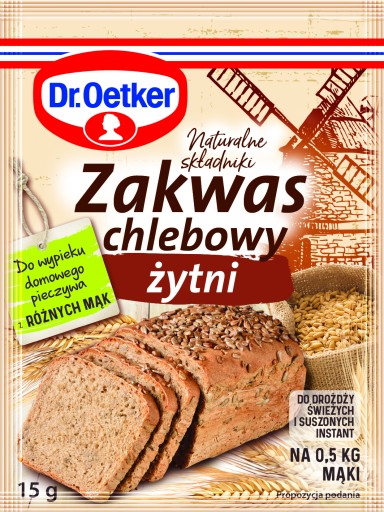 DR. Oetker Ražný kvások prášok 15 g