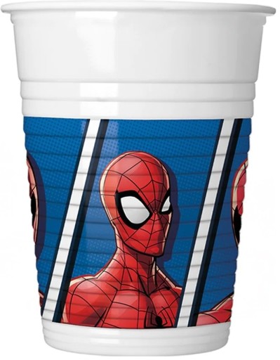 Spider-Man plastové poháre 200 ml 8 ks