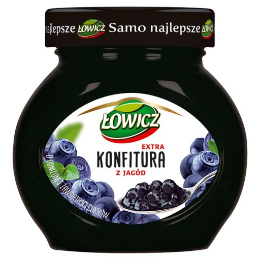 Łowicz Extra čučoriedkový džem Nízkosacharidový 240 g
