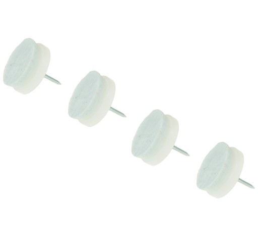 20 x klzák, klzák, plsť, nábytková noha, 17 mm