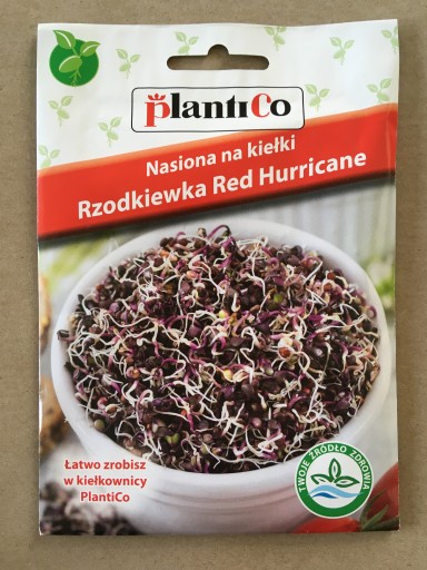 Semená reďkovky Red Hurricane na klíčky 10g
