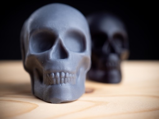 DEKORATÍVNE MYDLO DARČEK LEBKA LEBEKA halloween NARODENINOVÁ SVADBA 2x
