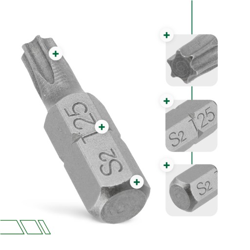TORX T25x25 SKRUTKOVACÍ BIT 1 KS