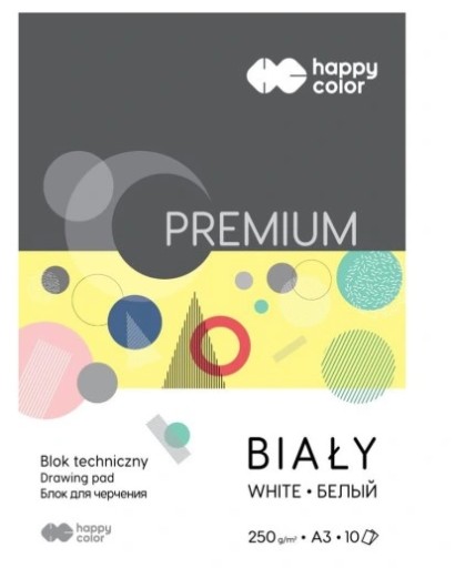 Technická podložka A3, biela, 10 listov