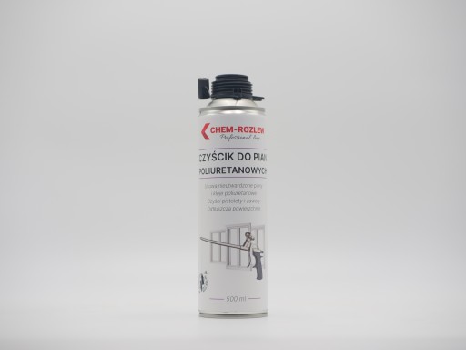CHEMROZLEW čistič polyuretánovej peny 500 ml čistič pištolí