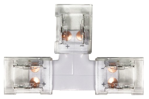 Konektor pre COB LED pásy IP20 10mm konektor Typ T 3