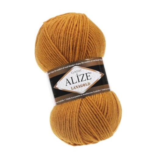 Priadza Lanagold - 645 Saffron s Alize vlnou
