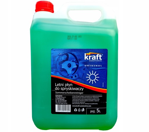 Kraft letná kvapalina do ostrekovačov, 5 litrov
