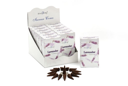 Vonné tyčinky LAVENDER Cone Stamford 15 ks