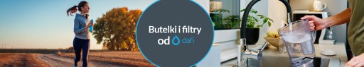 Fľaša s filtrom na vodu DAFI SOFT 0,3L + 1 ružový filter pre dieťa