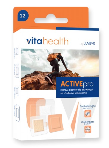 Sada náplastí ACTIVEpro pre aktívnych ľudí, 12 kusov v balení