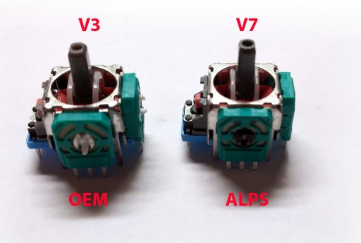 Originálny analógový ovládač V7 3D ALPS PS4 030 040