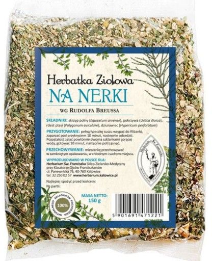 Franciszkańska Bylinkový čaj NA OBLIČKY od Rudolfa Breussa Sypaný 150g