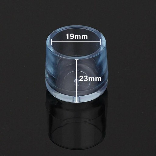 Silikónové opierky nôh stoličky 19 mm
