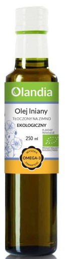 ĽANOVÝ OLEJ LISOVANÝ ZA STUDENA, BIO, 250 ml - OLANDIA