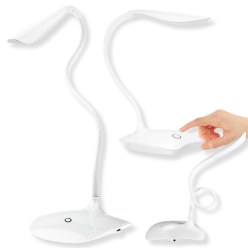STOLNÁ LAMPA DO ŠKOLY 14 LED DOTYKOVÁ USB BEZDR