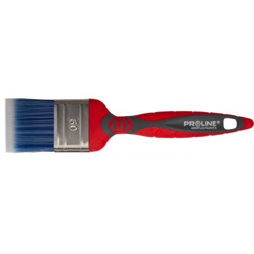 PREMIUM PLOCHÁ KEFA 30MM, 2K-TPR RÚČKA, SS, AKRYL,
