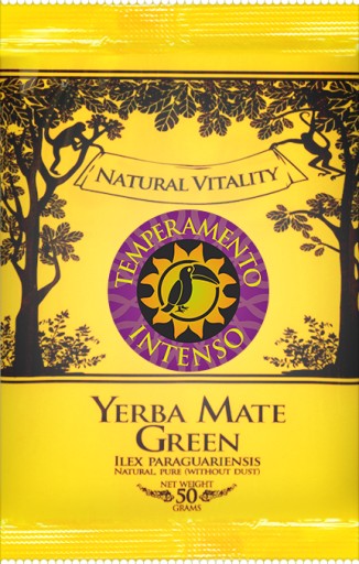 Yerba Mate GreenTemperamento Intenso 50g vzorka ženšenu