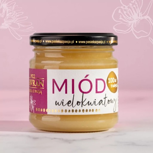 Multikvetový med 260g surový, tepelne neupravený