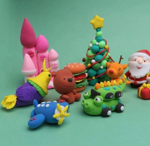 PLASTICINE SENSO CLAY POLYMER FOAM 12 ks