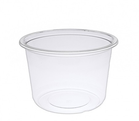 Plastová PP nádoba na polievku, okrúhla, 500 ml, 8118C 115/500, 50 ks.